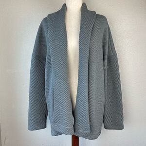 Fabletics Open Front Athletic Cardigan Top Size L EUC